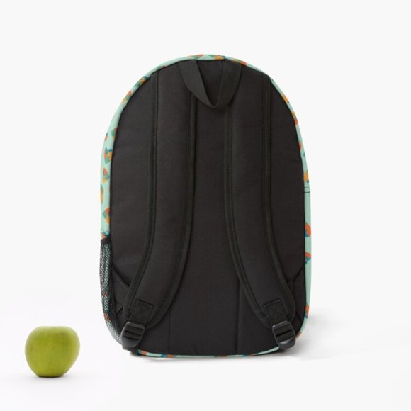 Backpack - Green and Yellow with black background